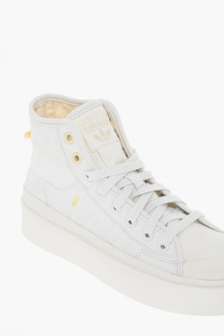Embroidered Fabric NIZZA BONEGA MID High-Top Sneakers