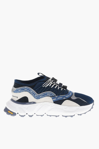 Sneakers Low-Top In Tessuto Tecnico Con Suola In Gomma