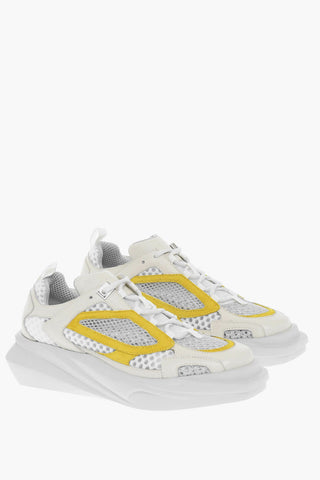 Leather And Fabric MONO HIKING Low-Top Sneakers
