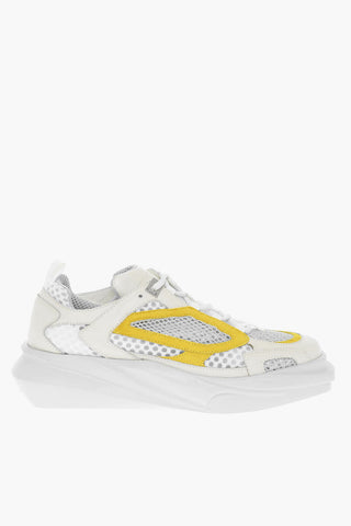 Leather And Fabric MONO HIKING Low-Top Sneakers