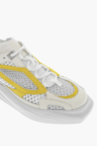 Leather And Fabric MONO HIKING Low-Top Sneakers