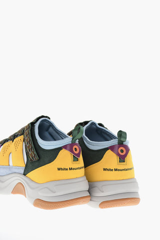 Rubber Soles Vegan Leather Low-Top Sneakers