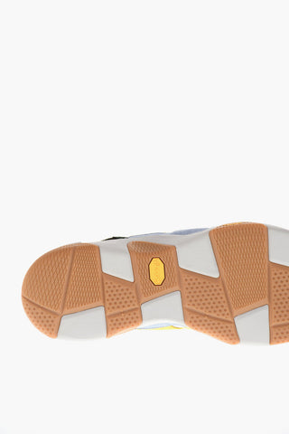 Rubber Soles Vegan Leather Low-Top Sneakers