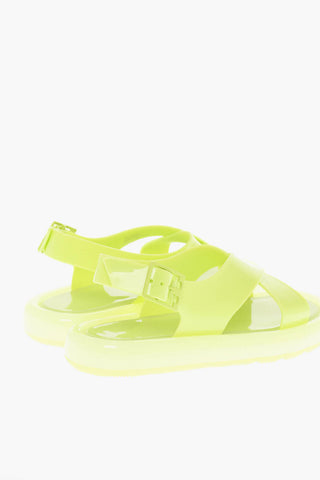 Criss Cross Rubber Sandals