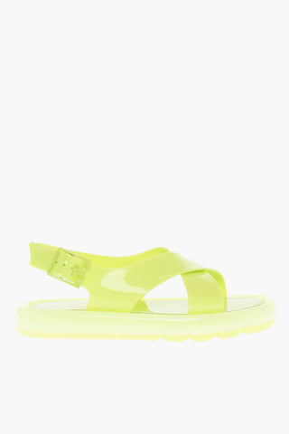 Criss Cross Rubber Sandals