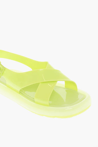 Criss Cross Rubber Sandals