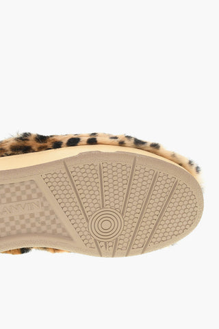 Animalier Printed Fur Padded Slip On