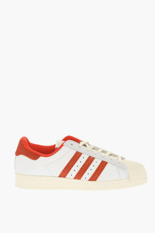 Leather SUPERSTAR 82 Sneakers with Contrasting Details