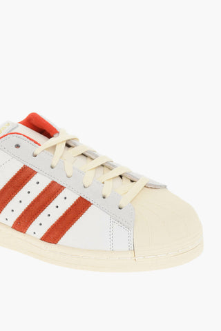 Leather SUPERSTAR 82 Sneakers with Contrasting Details