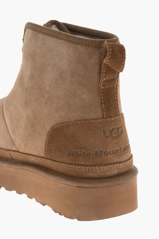 WHITE MOUNTAINEERING Suede Leather Boots