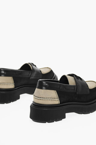 Scarpe Derby In Pelle Scamosciata