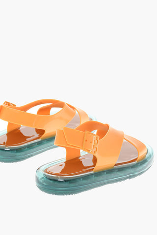 Sandali In Gomma Criss Cross