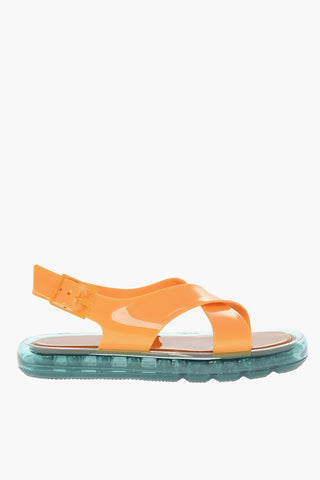 Sandali In Gomma Criss Cross