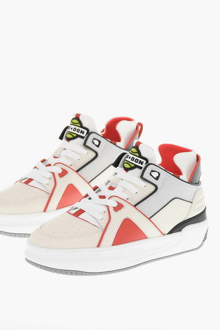 Sneakers High-Top MID TENNIS In Pelle