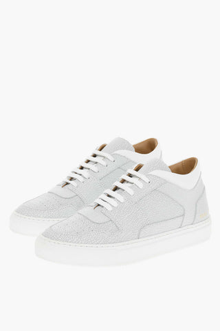 Cracked Leather DECADES Low-Top Sneakers