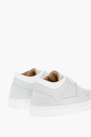 Cracked Leather DECADES Low-Top Sneakers