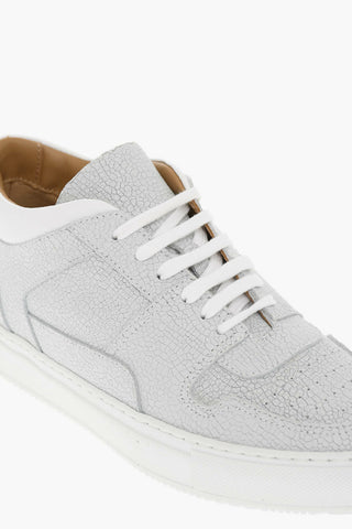 Cracked Leather DECADES Low-Top Sneakers