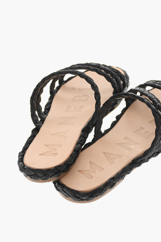 Braided Raffia Slides