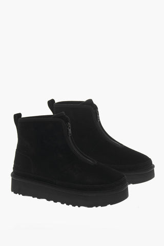 WHITE MOUNTAINEERING Suede Leather Boots