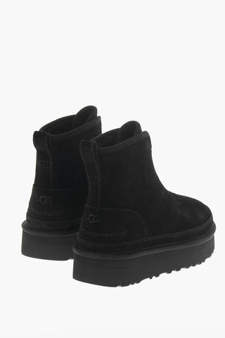 WHITE MOUNTAINEERING Suede Leather Boots
