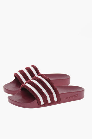 Slides ADILETTE with Faux Fur Upper