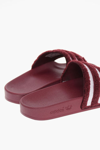 Slides ADILETTE with Faux Fur Upper