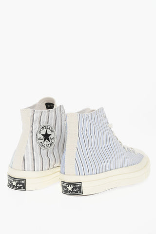 Sneakers High-Top CHUCK 70 HI In Canvas Con Stampa A Righe