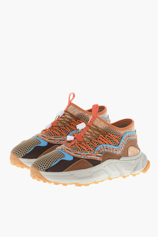 Sneakers Low-Top Pull On In Tessuto