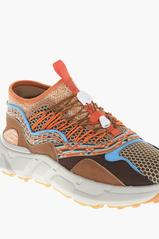 Sneakers Low-Top Pull On In Tessuto