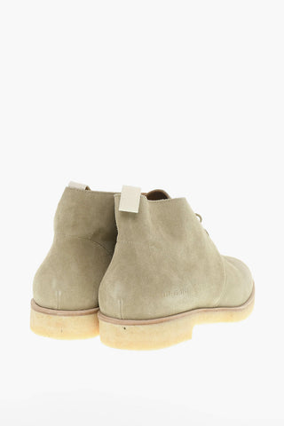 Rubber Soles Suede Leather Desert Boots