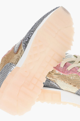 Sneakers Low-Top LRLD Con Paillettes Allover