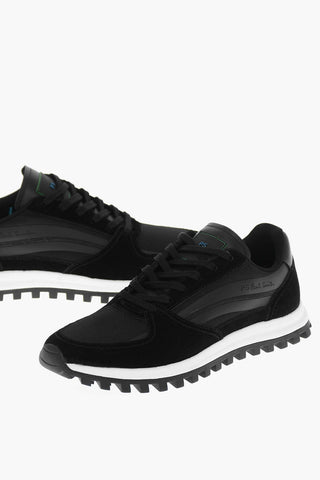 Leather And Fabric DAMON Low-Top Sneakers