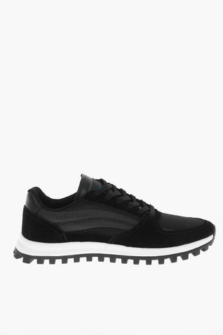 Leather And Fabric DAMON Low-Top Sneakers