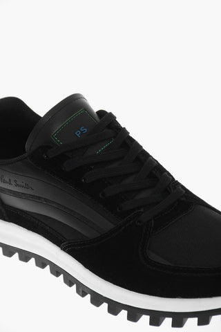 Leather And Fabric DAMON Low-Top Sneakers