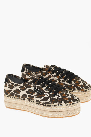 Animalier Print Low-Top Sneakers