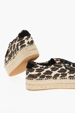 Animalier Print Low-Top Sneakers
