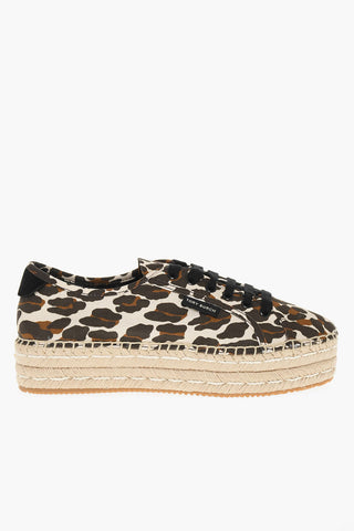 Animalier Print Low-Top Sneakers