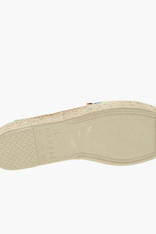 Rubber Soles Striped Canvas Espadrillas