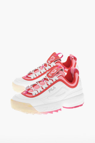 Embroidered Logo DISTRUPTOR V Low-Top Sneakers