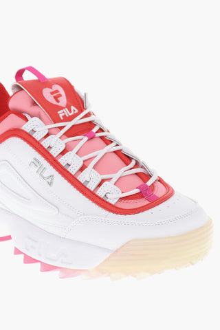 Embroidered Logo DISTRUPTOR V Low-Top Sneakers