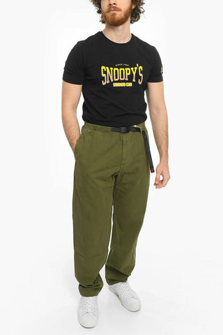 4 Pockets Baggy Fit Pants with Industrial Belt