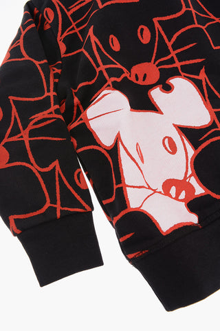 Two-Tone COOL FIT Hoodie with All-Over Printed Mouse