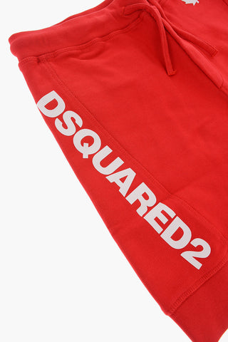 Shorts in Felpa con Logo Stampato