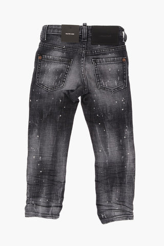 Vintage Effect Stretch Denim SKATER Jeans