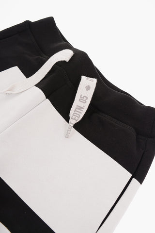 Two-Tone Brushed Cotton Joggers with 2 Pockets