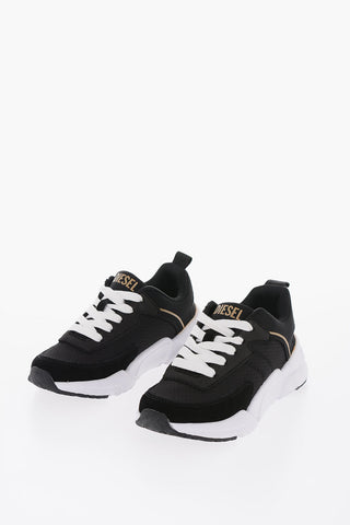 Fabric S-MILLENIUM LC Sneakers with Leather Trimmings