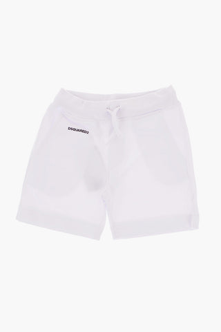 Shorts in Felpa con Logo Stampato