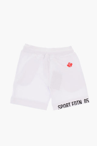 Shorts in Felpa con Logo Stampato