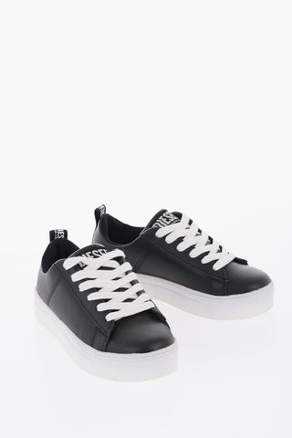 Sneakers S-VANEELA LC in Pelle con Dettagli a Contrasto