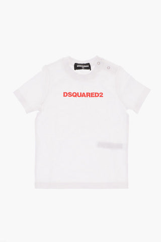 All-Over Printed Logo and Crew-Neck T-shirt